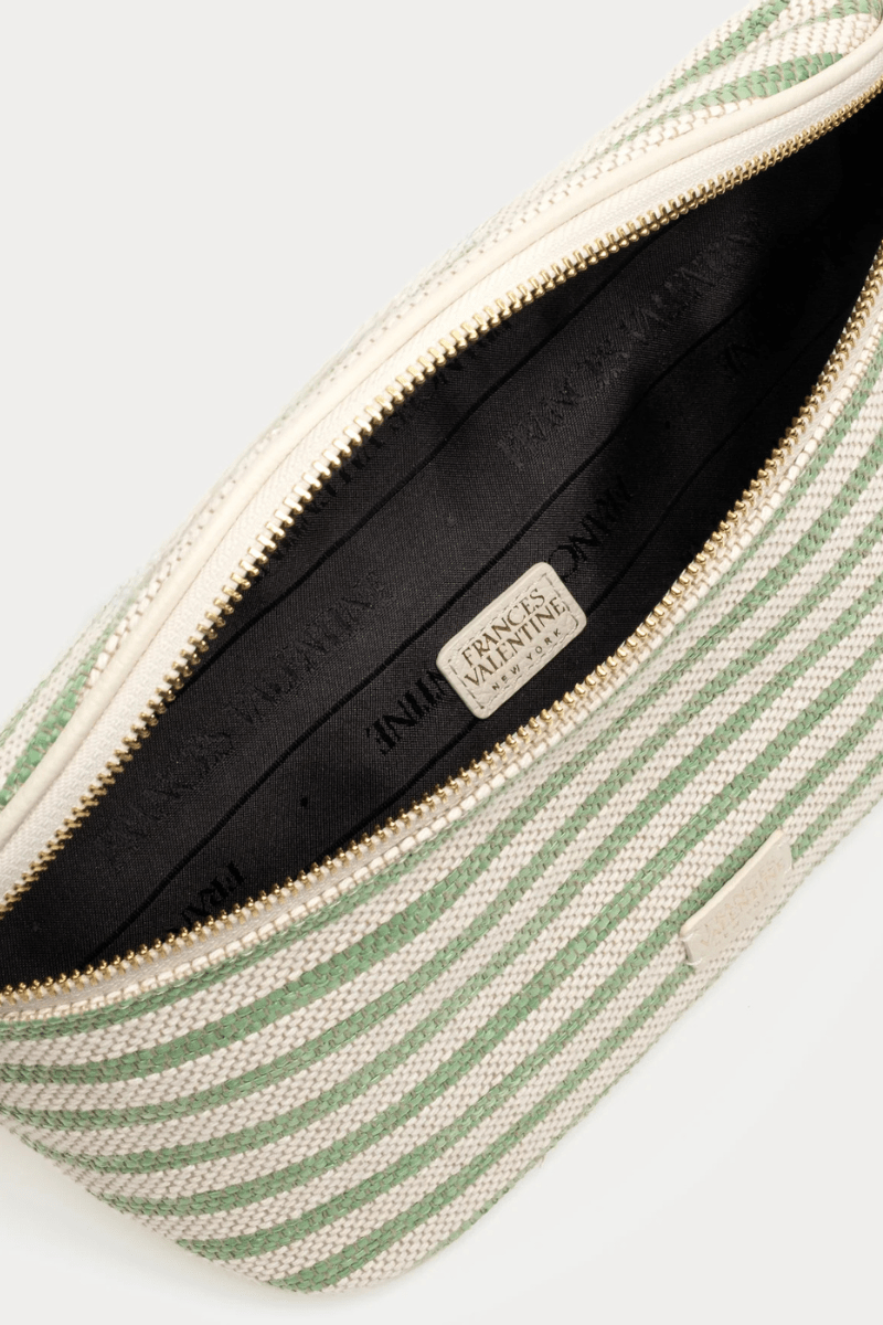 Handbags, Wallets & Cases - Frances Valentine - Billie Sling Bag in Raffia Stripe - Archery Close