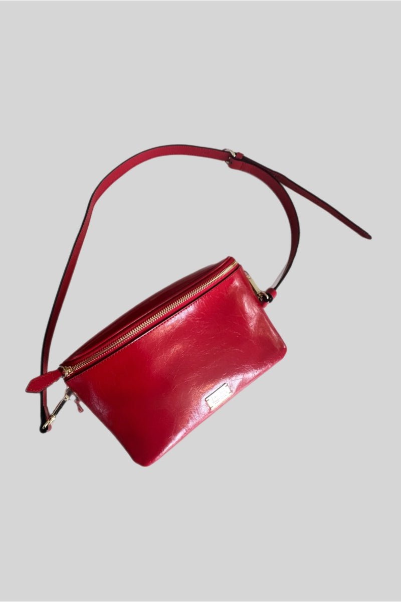 Handbags, Wallets & Cases - Frances Valentine - Billie Sling Bag in Red - Archery Close