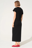 Dresses - Cotelac - Black Cotton Dress - Archery Close