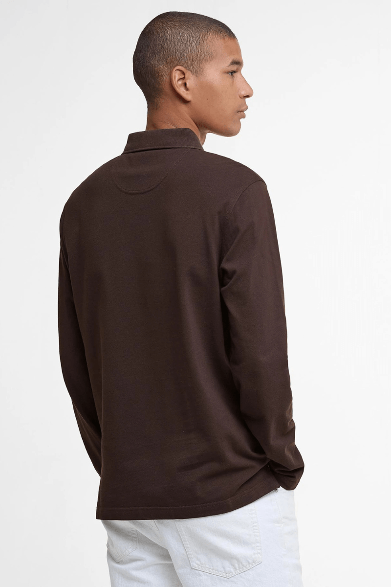 Shirts & Tops - Barbour - Blaine Tartan Long - Sleeved Polo Shirt - Archery Close