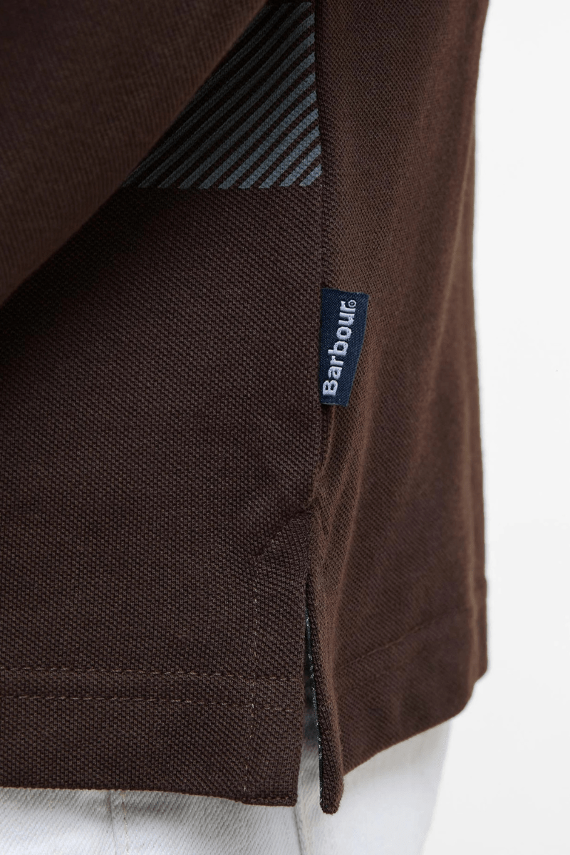 Shirts & Tops - Barbour - Blaine Tartan Long - Sleeved Polo Shirt - Archery Close