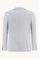 Light gray blazer on a white background