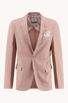 Blazer - A Fish Named Fred - Blazer Melange Pique - Rose Pink - Archery Close