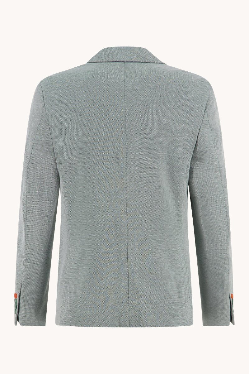 Gray blazer on a white background