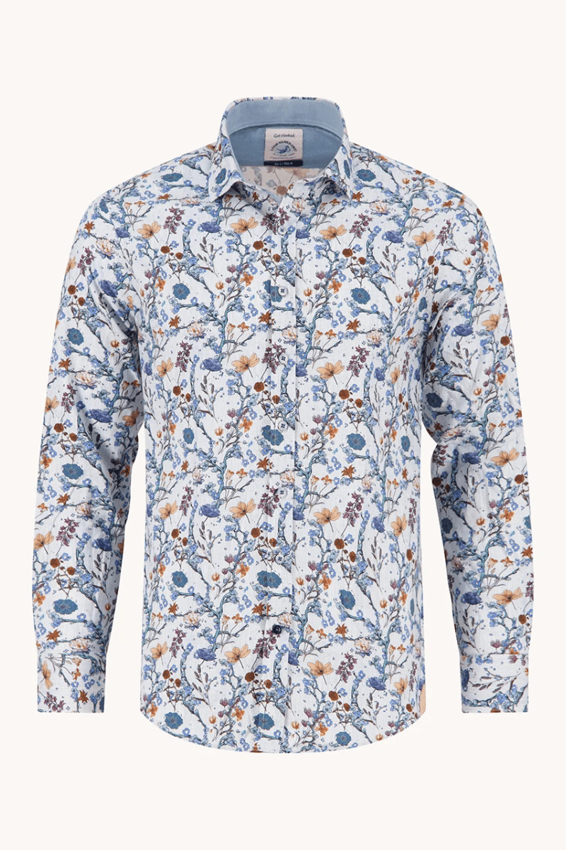 Shirts & Tops - A Fish Named Fred - Blossom Shirt - Off White - Archery Close