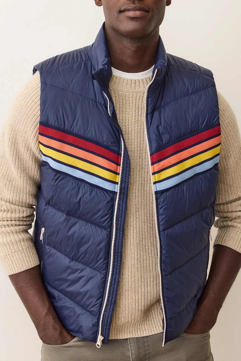 Outerwear - Marine Layer - Bode Puffer Vest - Archery Close