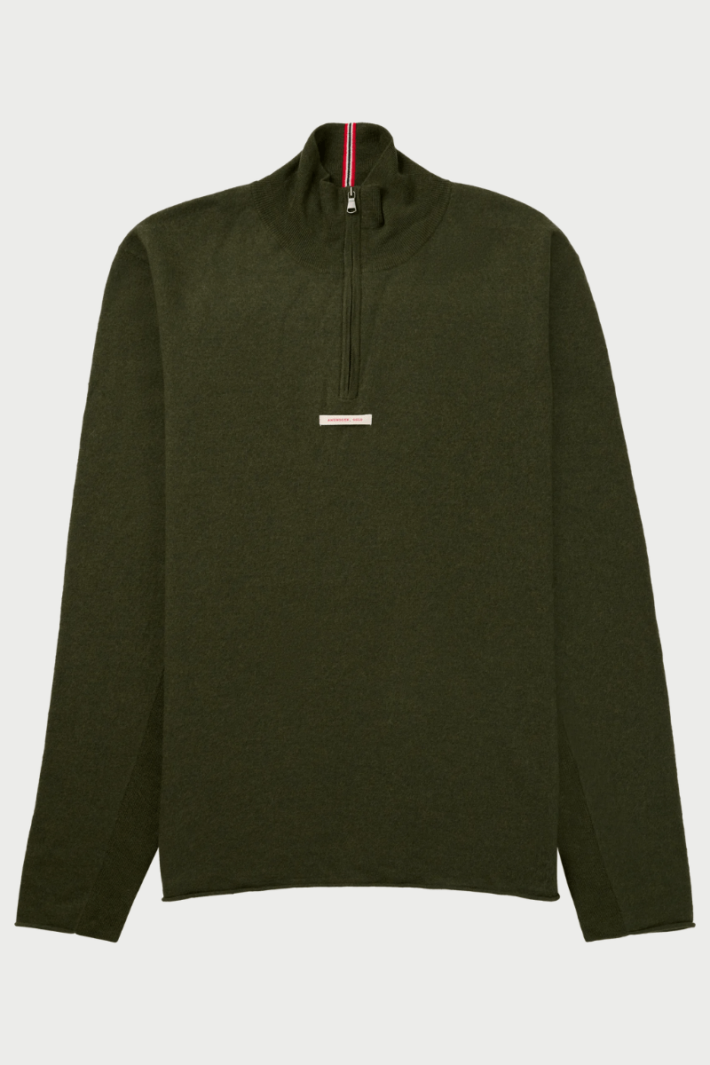 Sweater - Amundsen - Boiled Half Zip 16 GG - Archery Close