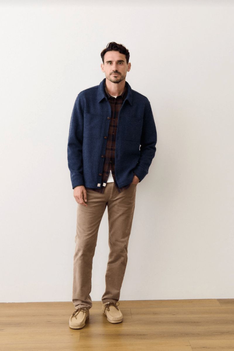 Shirts & Tops - Marine Layer - Boiled Wool Overshirt - Archery Close