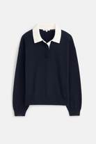 Sweater - Alex Mill - Bond St Polo in Navy - Archery Close