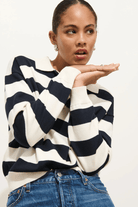 Shirts & Tops - Alex Mill - Bond St Striped Polo In Ivory/Navy - Archery Close