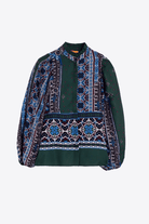 Shirts & Tops - Vilagallo - Border & Floral Shirt - Archery Close