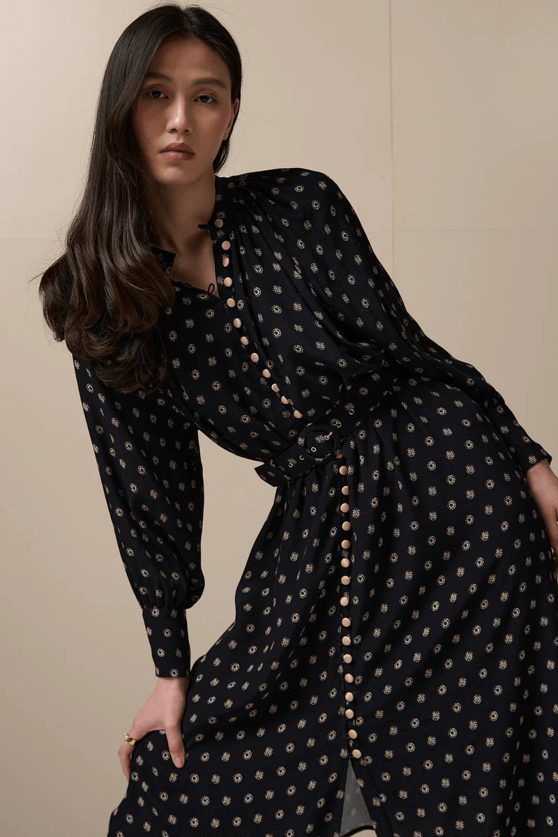 Dresses - Paolita - Borgia Emilia Dress - Archery Close