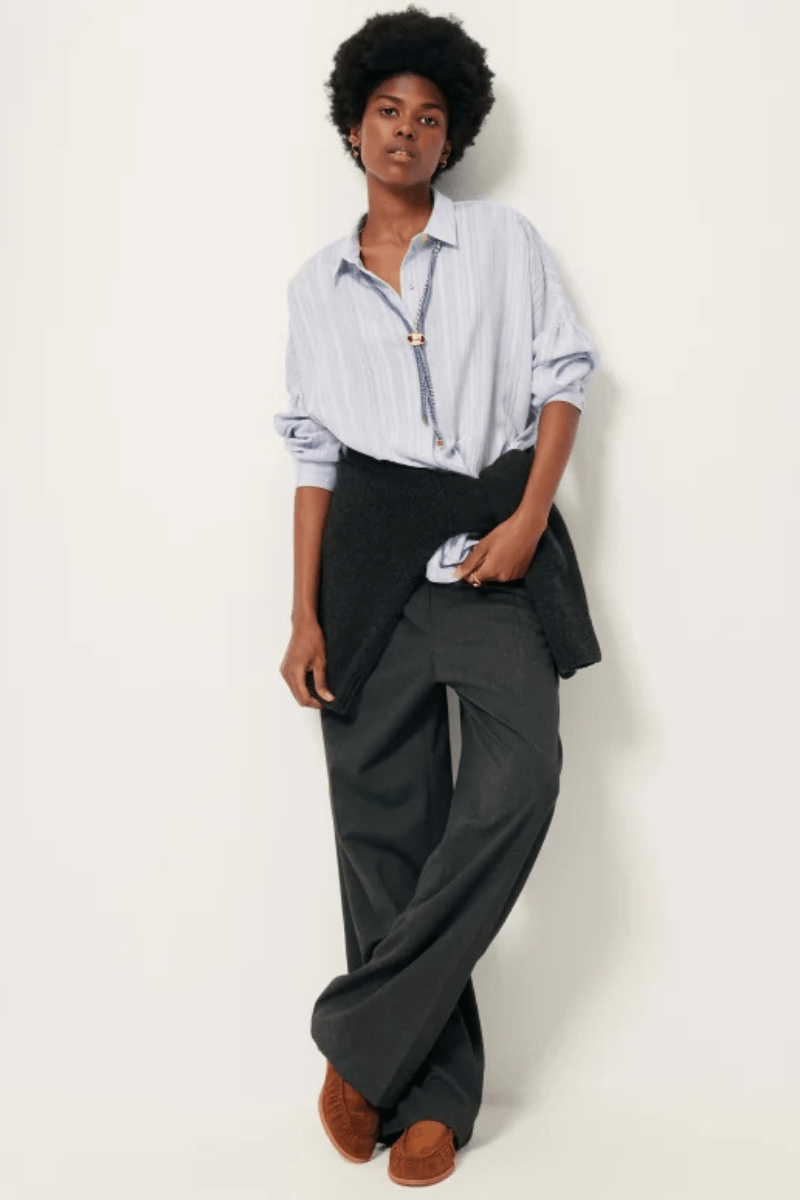 Shirts & Tops - Sessun - Botan Shirt in Celeste - Archery Close