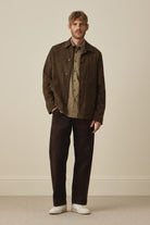 Shirts & Tops - Paul Smith - Brown Cotton-Blend Jacquard Work Jacket - Archery Close