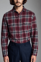 Shirts & Tops - Billy Reid - Brushed Bold Plaid Scout Shirt - Archery Close