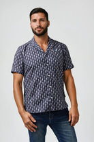 Stone Rose Buonasera - Surf Skull Linen Resort Shirt