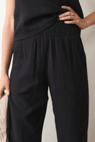 Pants - Marine Layer - Cali Double Cloth Pant in Black - Archery Close