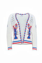 Sweater - Hunter Bell - Callen Cardigan in Lobster - Archery Close