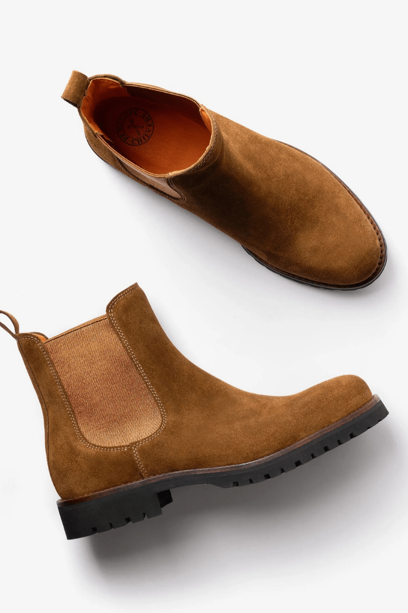 Boots - Penelope Chilvers - Camino Suede Chelsea Boot - Archery Close
