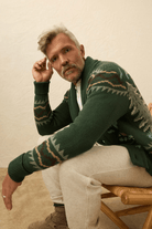 Sweater - Faherty Brand - Camp Cardigan - Archery Close