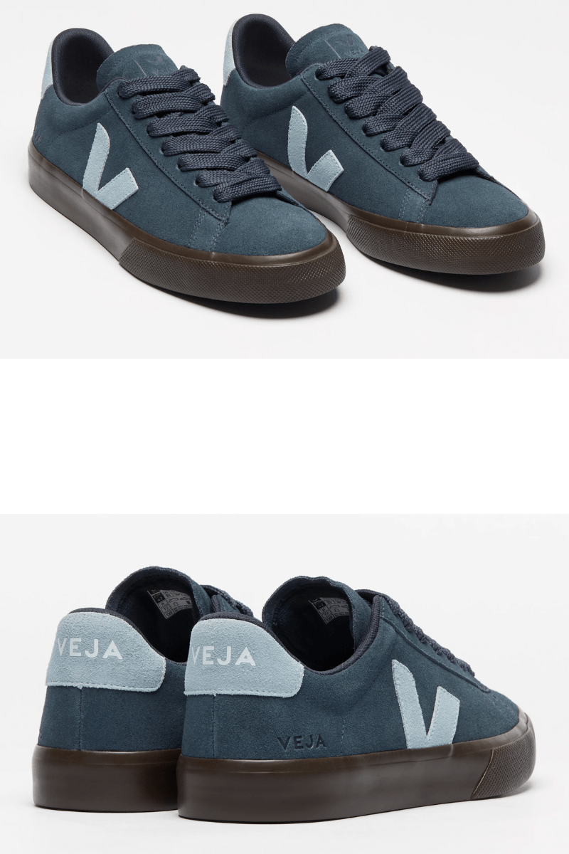 Sneakers - Veja - Campo Bold Suede Nautico Steel Eagle - Archery Close