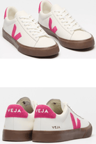 Sneakers - Veja - Campo Leather White Pink Bark - Archery Close