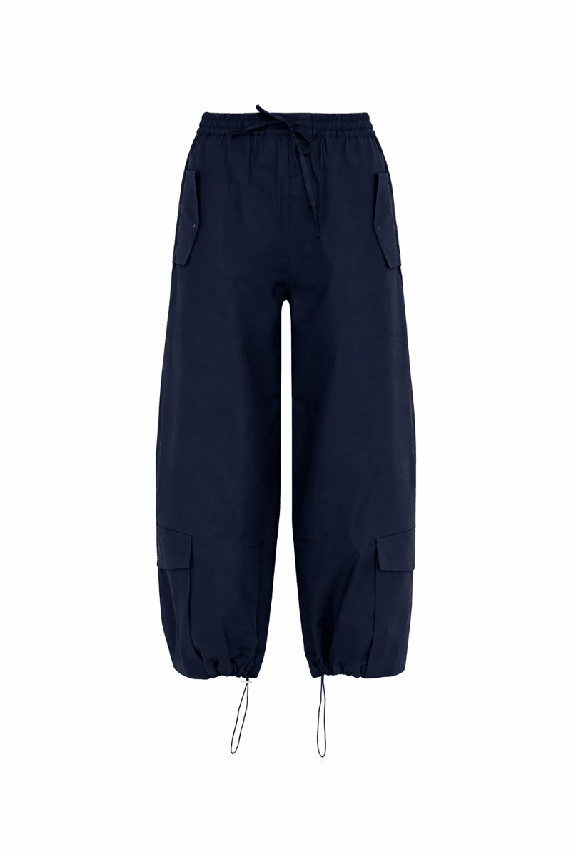 Pants - Beatrice B - Cargo Trousers with Drawstring - Archery Close