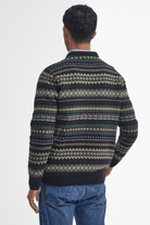 Sweater - Barbour - Case Fair Isle Jumper - Black Marl - Archery Close