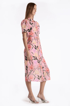 Dresses - Christy Lynn - Cecile Dress in Jardin Pink - Archery Close