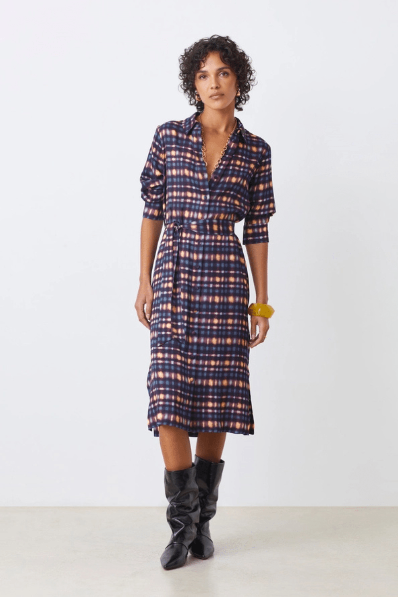 Dresses - Suncoo Paris - Cecily Dress - Archery Close