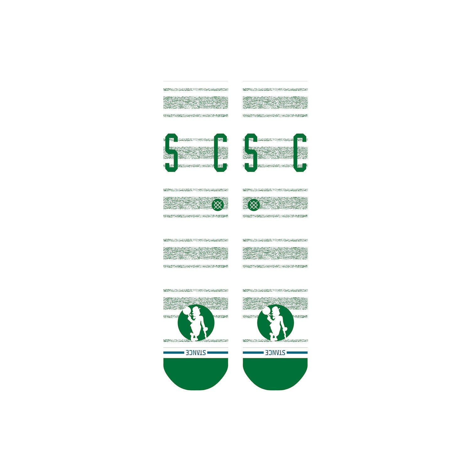 Socks - Stance - CELTICS HOMESICK CREW - Archery Close