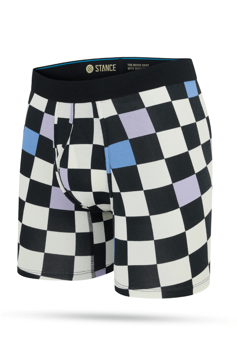 Underwear - Stance - Chef Check Wholester Boxer Brief - Archery Close