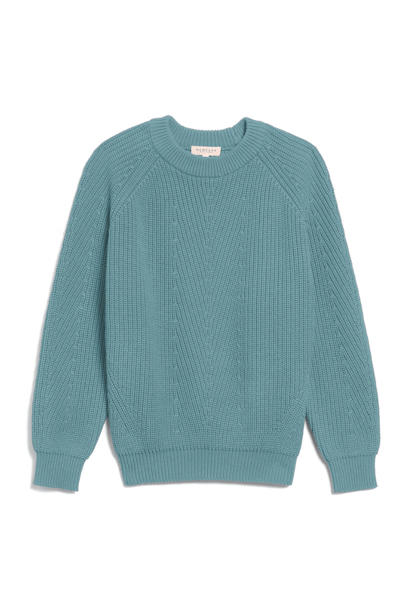 Sweater - DemyLee - Chelsea Sweater in Lake Blue - Archery Close
