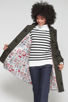 Outerwear - Vilagallo - Cherry Loden Coat - Archery Close