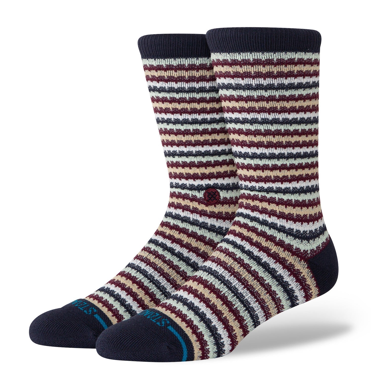 Socks - Stance - CHICLETS WAFFLE KNIT CREW - Archery Close