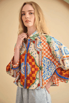 Shirts & Tops - Hunter Bell - Clarke Shirt in Sundance Tile - Archery Close