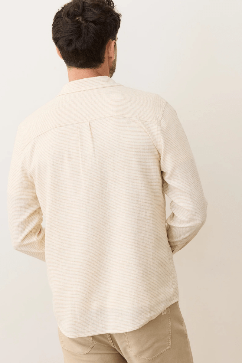 Shirts & Tops - Marine Layer - Classic Stretch Selvedge Shirt - Archery Close