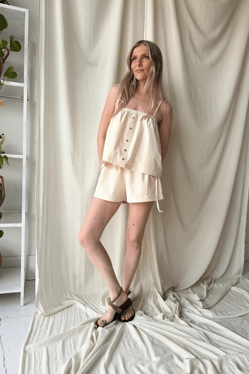 Top - Natalie Busby - Clean Lines Cami - Archery Close