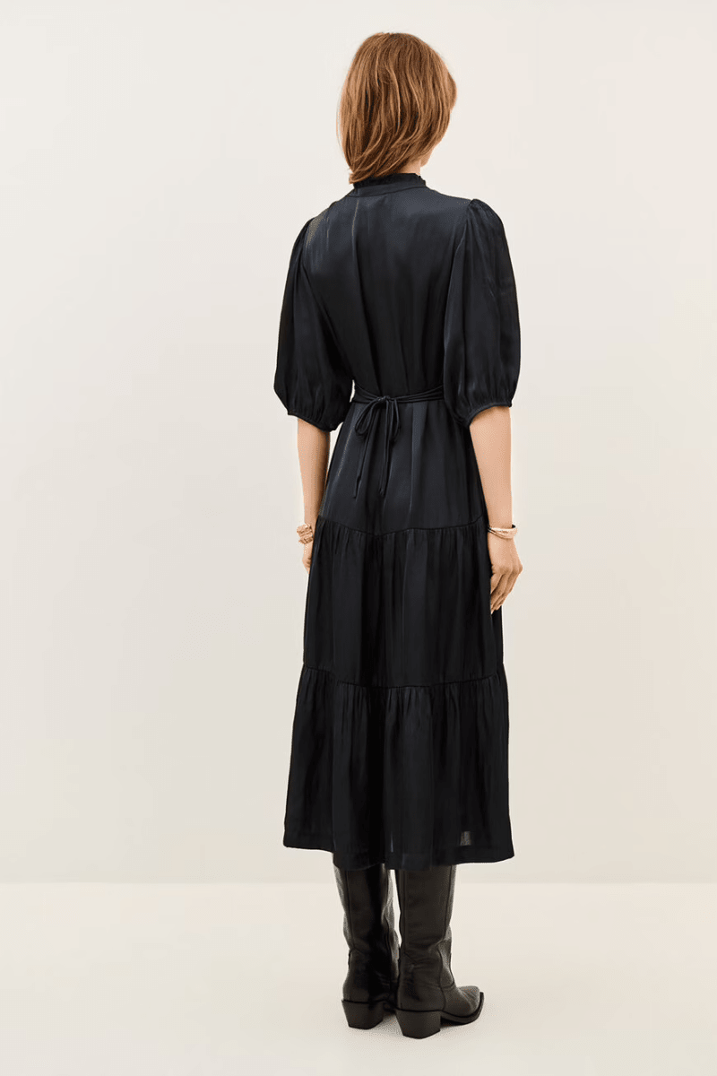 Dresses - ba&sh - Cleli Midi Dress - Archery Close
