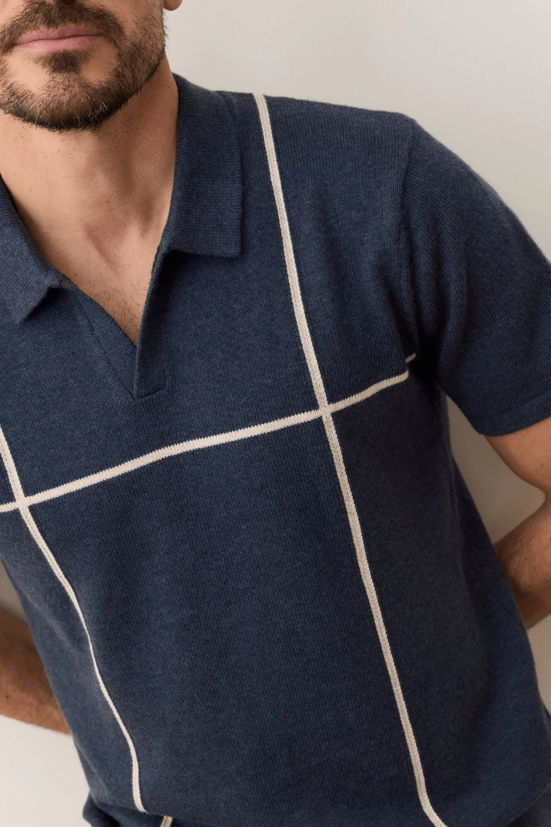 Shirts & Tops - Marine Layer - Cliff Sweater Polo - Archery Close