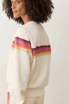 Sweatshirts - Marine Layer - Cloud 9 Anytime Sweatshirt in Antique White - Archery Close