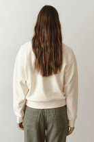 Sweatshirts - Marine Layer - Cloud 9 Fleece Polo in Antique White - Archery Close