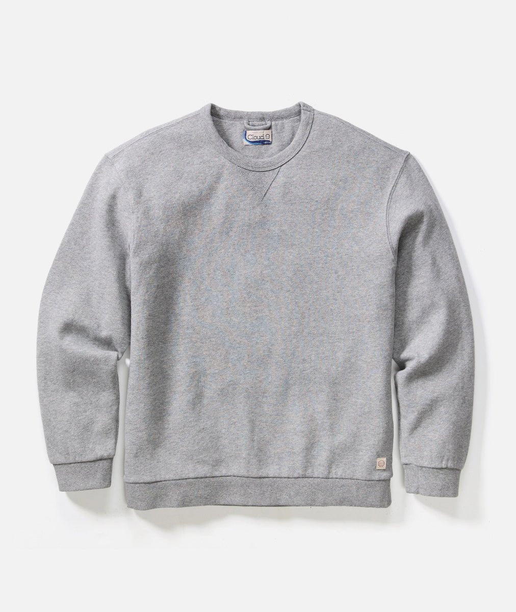 Gray sweatshirt on a light gray background
