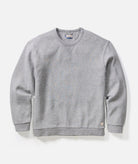 Gray sweatshirt on a light gray background