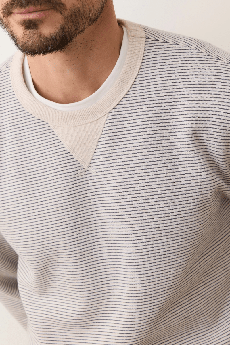 Sweatshirts - Marine Layer - Cloud 9 Fleece Relaxed Crewneck - Archery Close