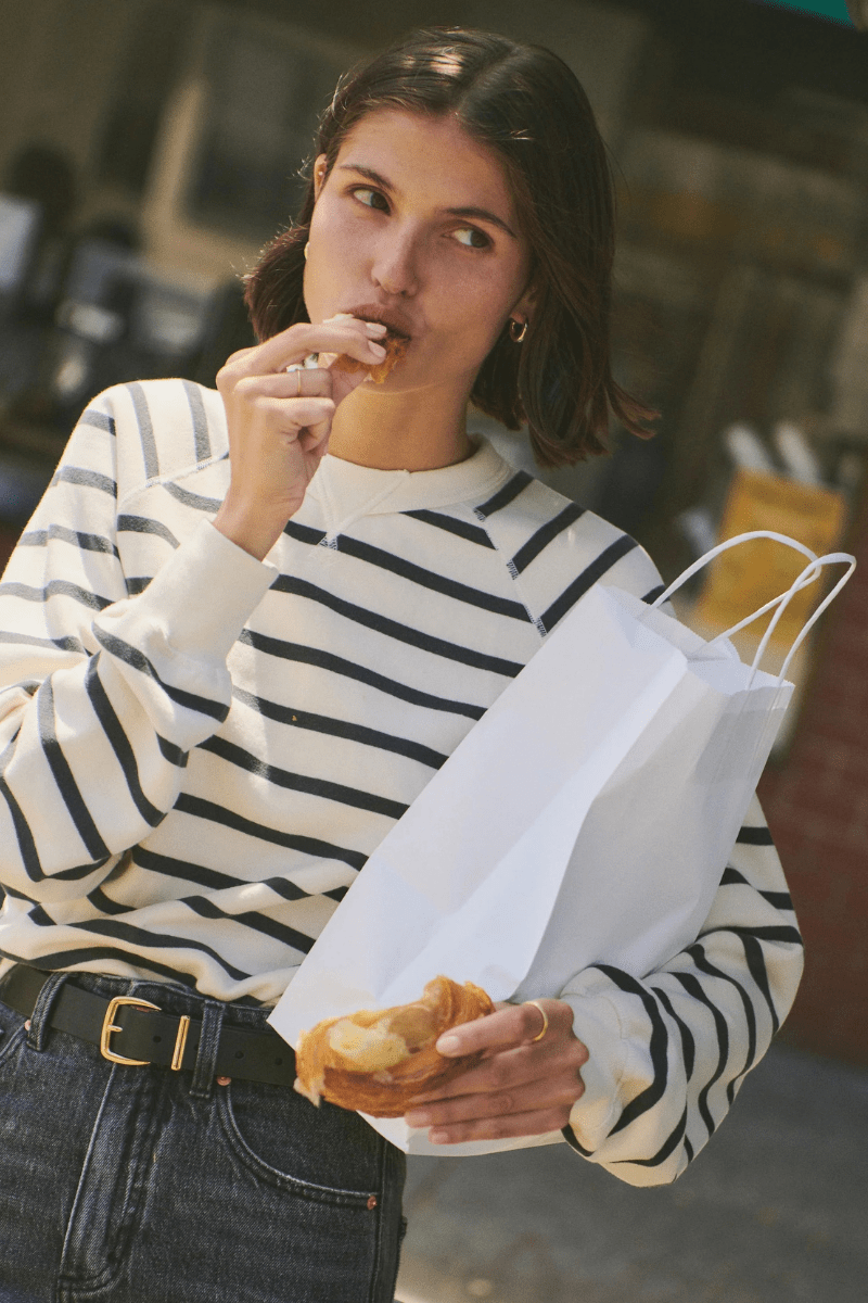 Sweatshirts - Marine Layer - Cloud 9 Fleece Reversible Crewneck - Archery Close