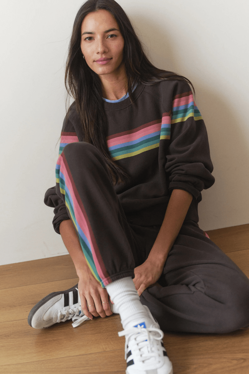 Sweatpants - Marine Layer - Cloud 9 Fleece Sweatpant in Faded Black - Archery Close