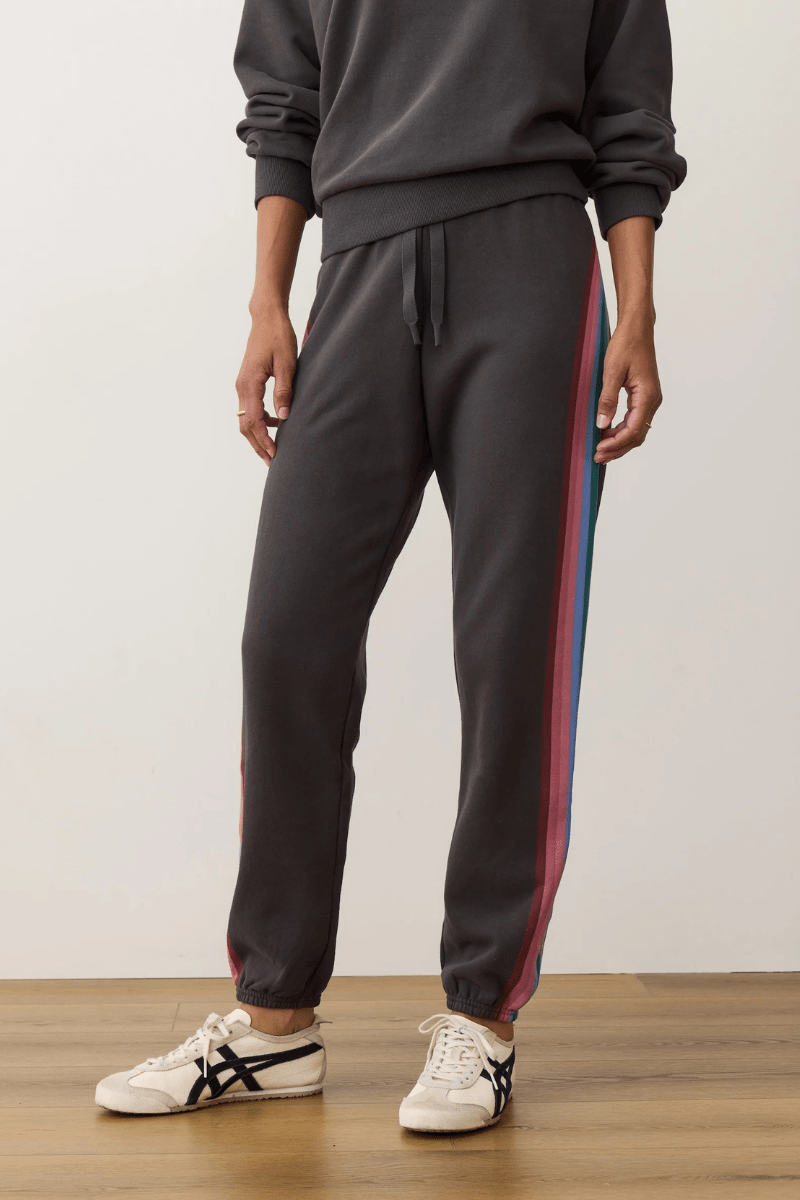 Sweatpants - Marine Layer - Cloud 9 Fleece Sweatpant in Faded Black - Archery Close
