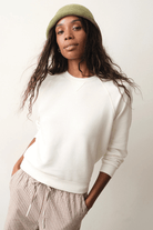Sweatshirts - Marine Layer - Cloud 9 Terry Sweatshirt in Antique White - Archery Close