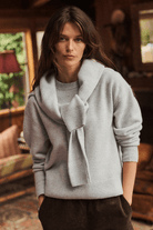 Sweater - Marine Layer - Coastal Merino Crewneck Sweater - Archery Close